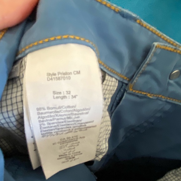 Never worn Matinique men’s pants distressed blue 32x34 - Picture 8 of 9